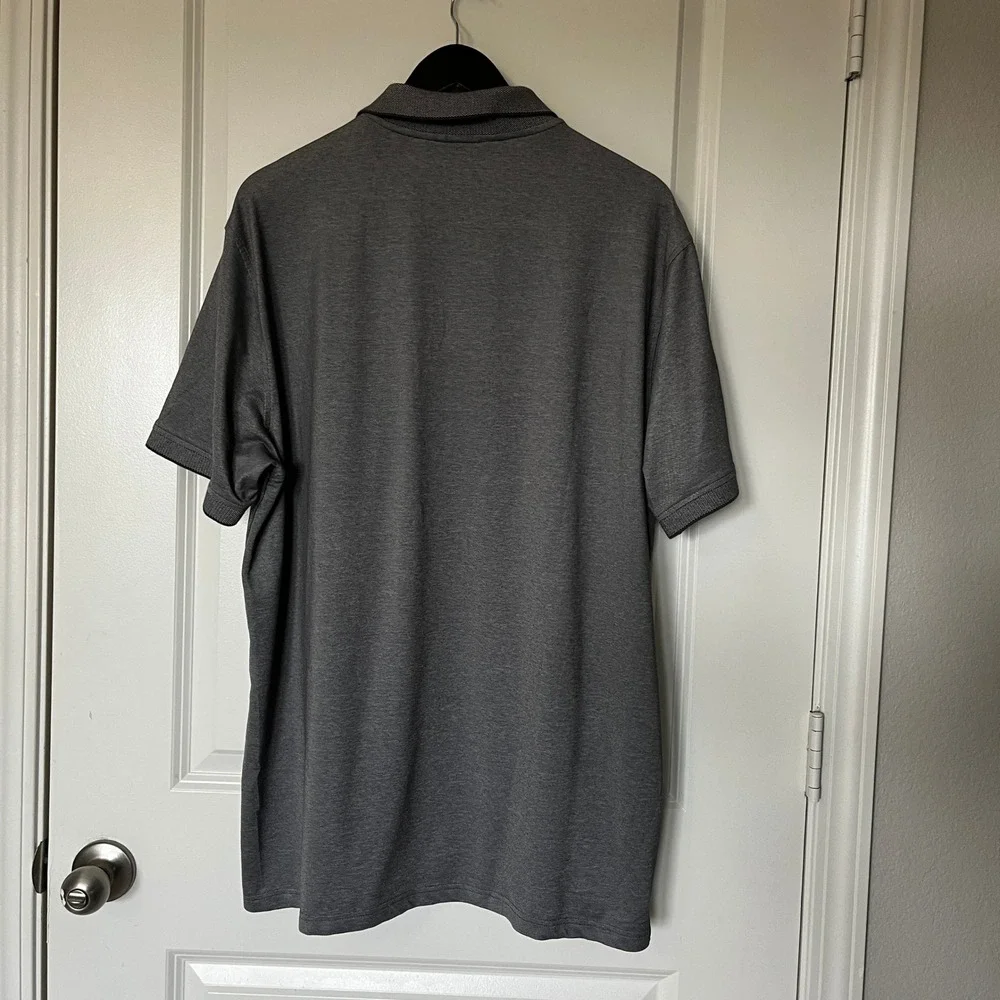 Mens XL Gray Polo SS Shirt